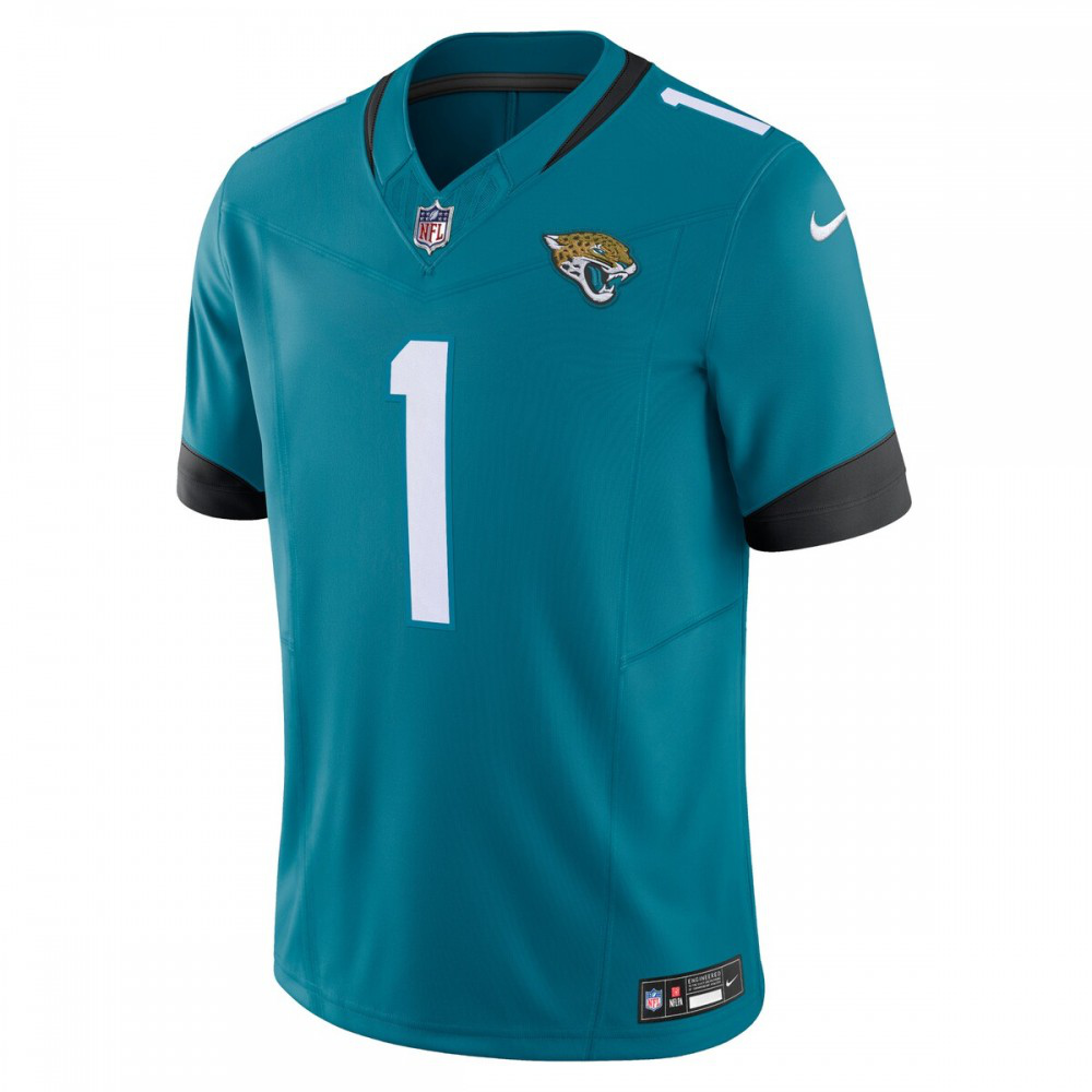 Travis Etienne Jacksonville Jaguars Nike Vapor F.U.S.E. Limited Jersey - Teal-GridironStore
